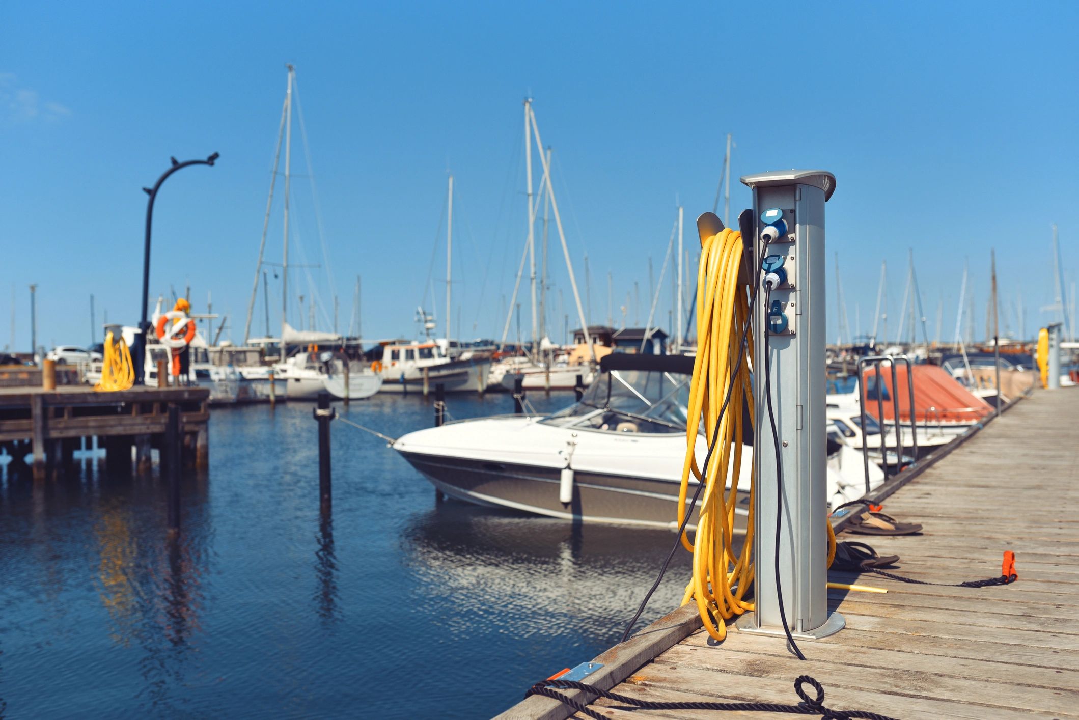 used boat equipment marina